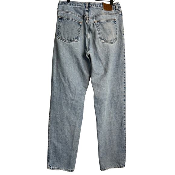 Vintage 90s Calvin Klein Easy Fit Jeans Men’s 34 Light Wash USA Denim - Picture 2 of 8